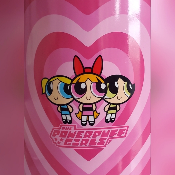 Powerpuff Girls Heart Mug Cartoon Pink Coffee Mug Cup Jumbo NWT - Picture 2 of 13